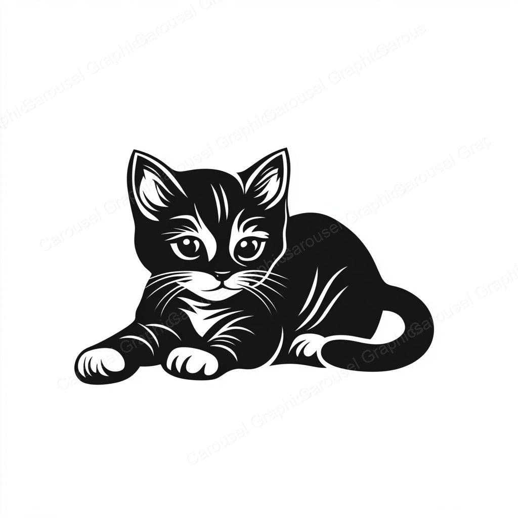 Kitten Vector Graphic preview