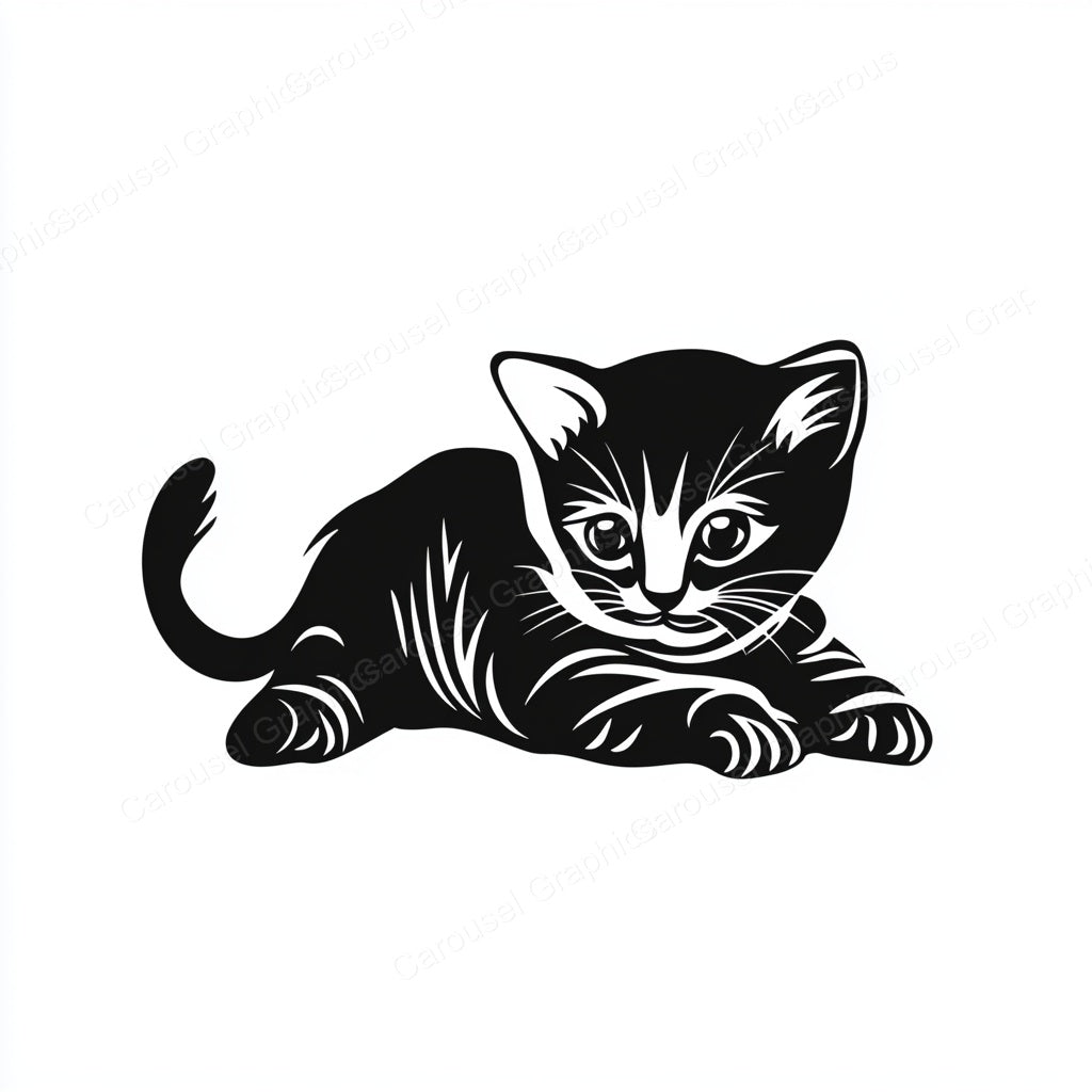 Kitten Vector Graphic preview