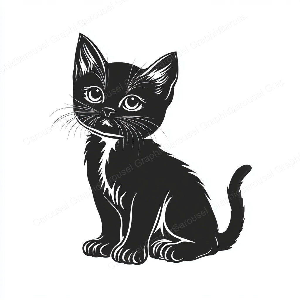 Kitten Vector Graphic preview