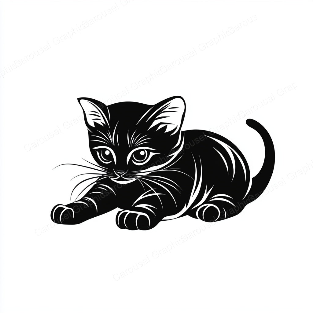 Kitten Vector Graphic preview