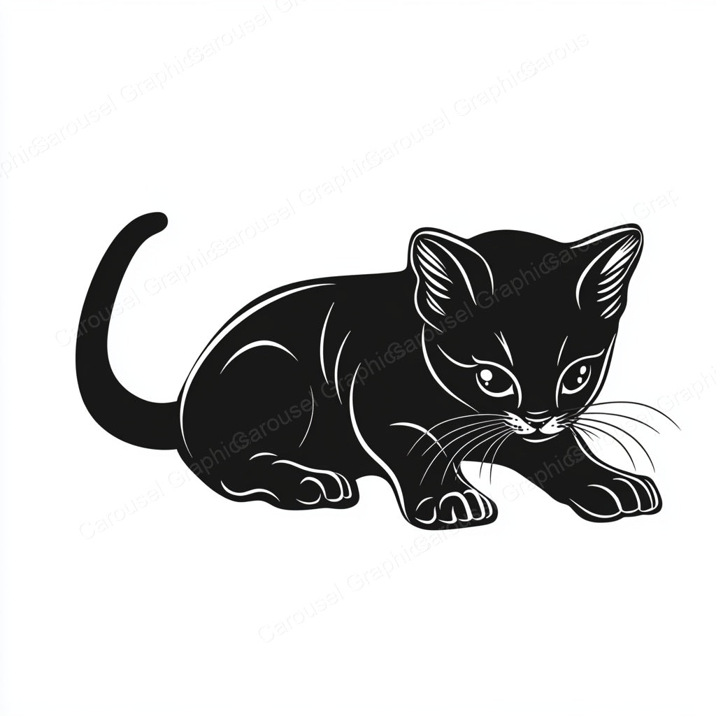 Kitten Vector Graphic preview