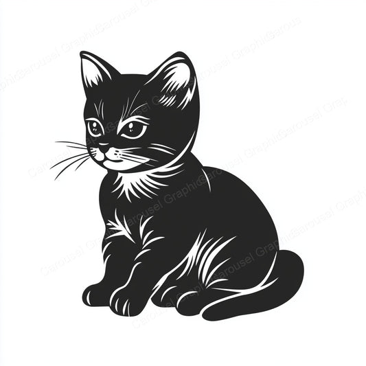 Kitten Vector Graphic preview
