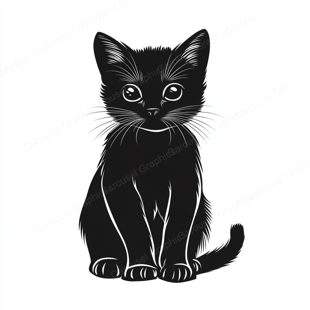 Kitten Vector Graphic preview