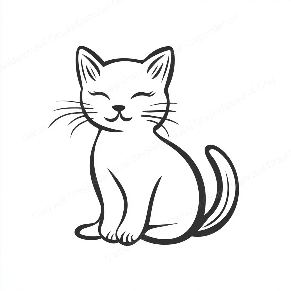 Kitten Vector Graphic preview