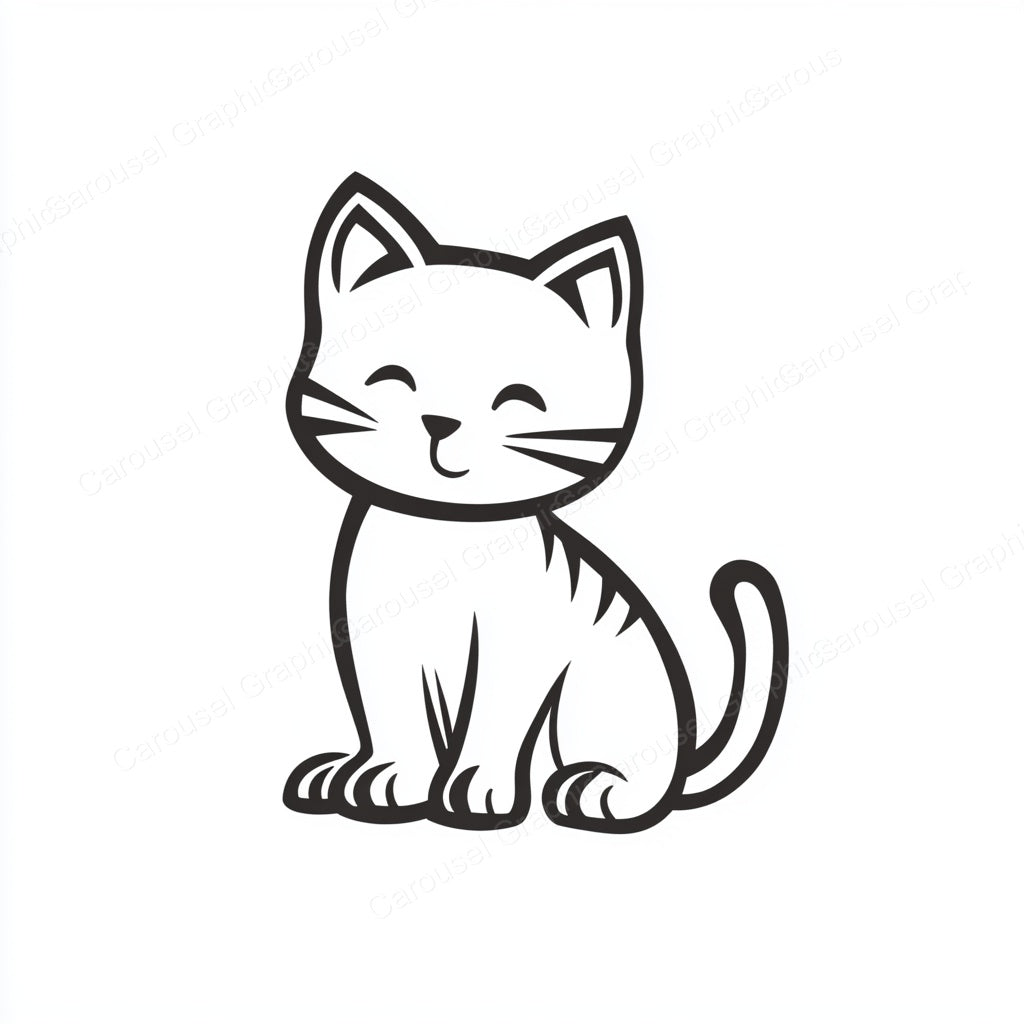 Kitten Vector Graphic preview