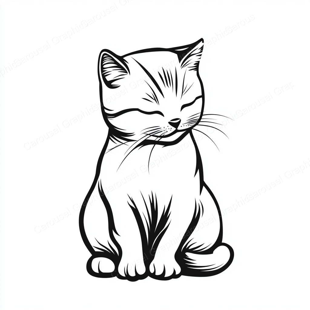 Kitten Vector Graphic preview