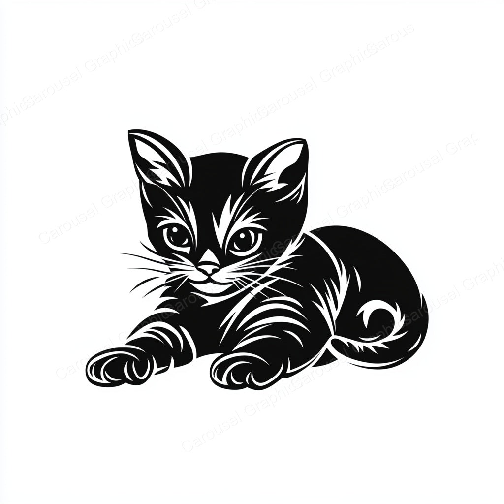 Kitten Vector Graphic preview