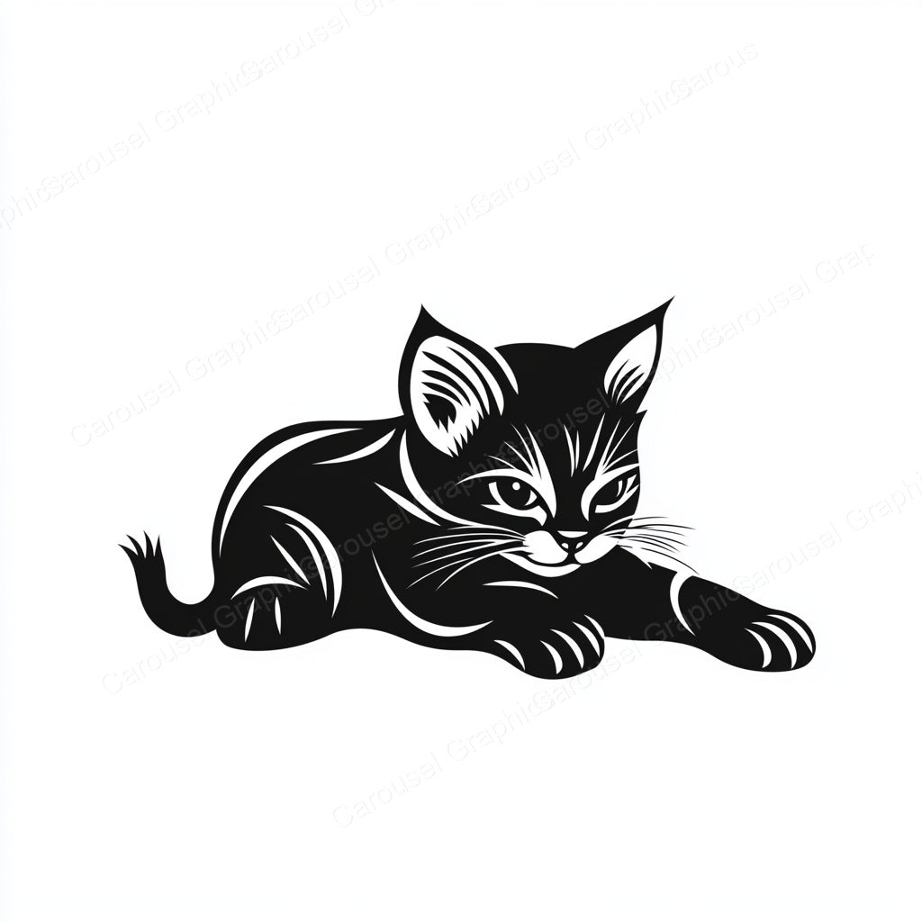 Kitten Vector Graphic preview