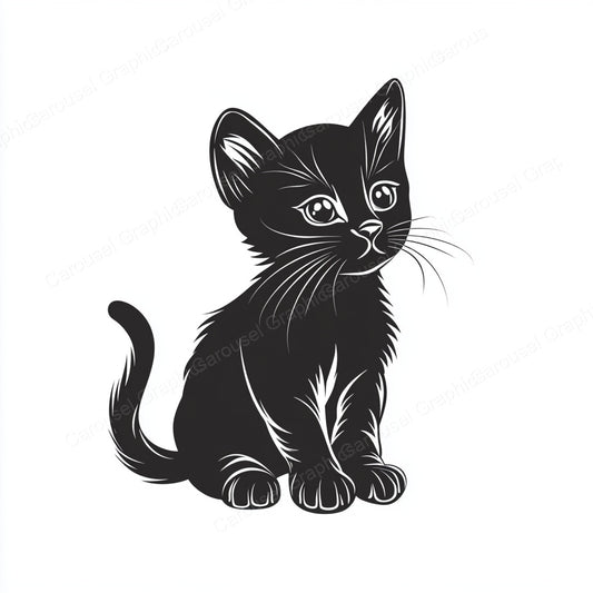 Kitten Vector Graphic preview