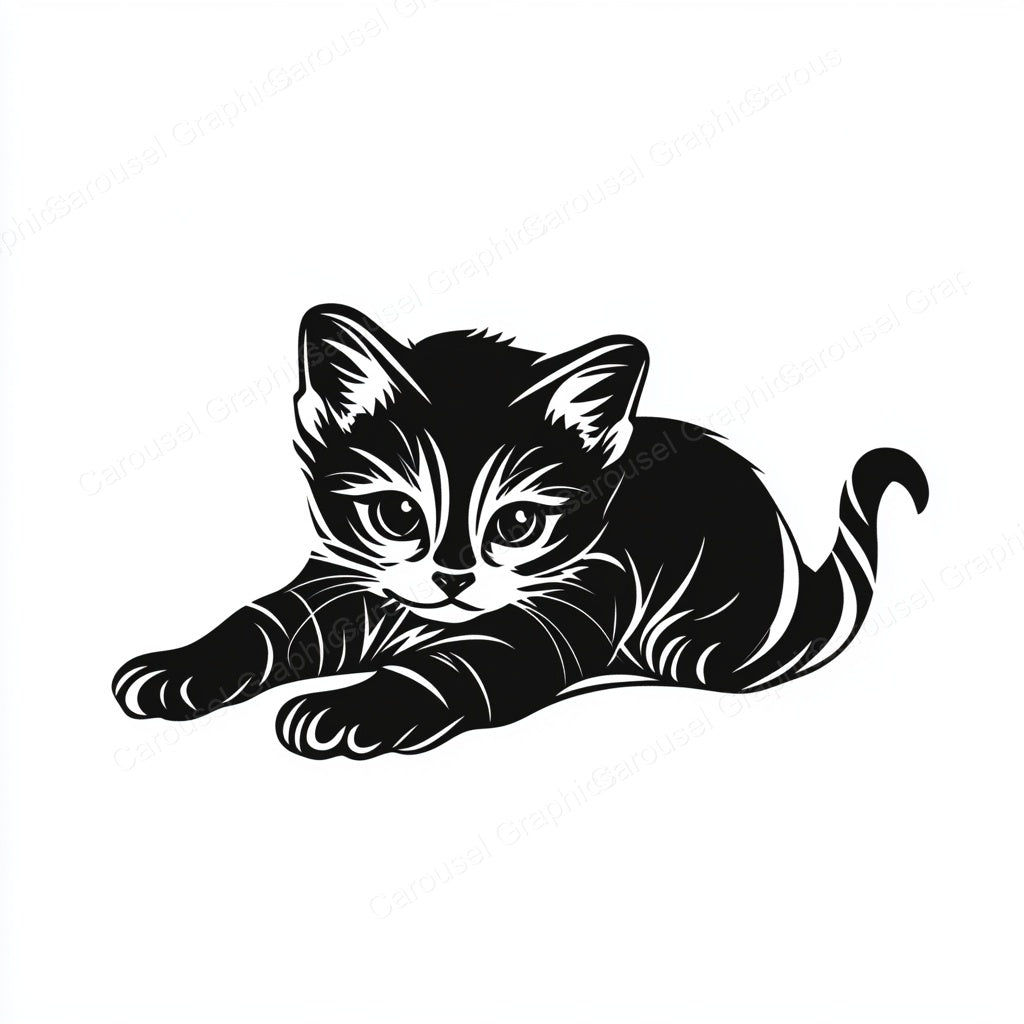 Kitten Vector Graphic preview