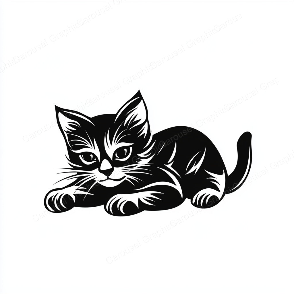Kitten Vector Graphic preview