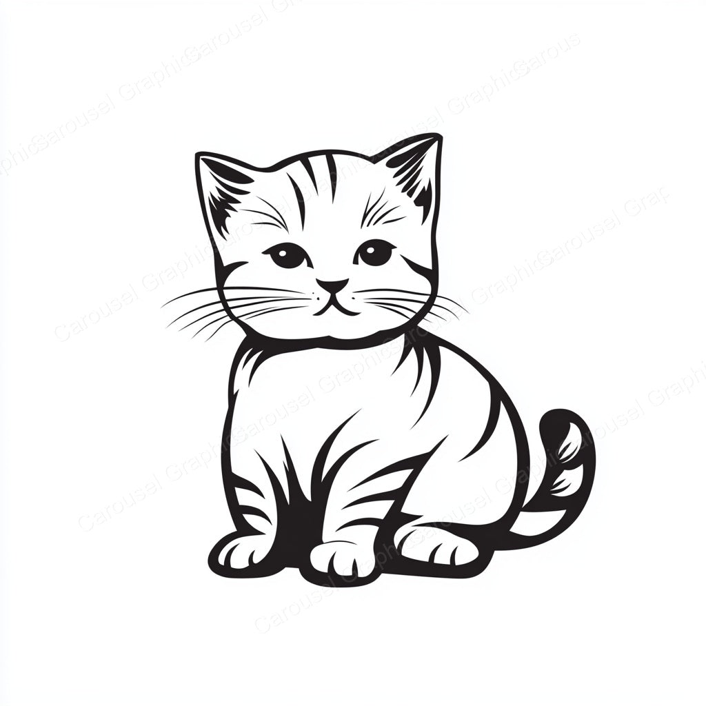 Kitten Vector Graphic preview