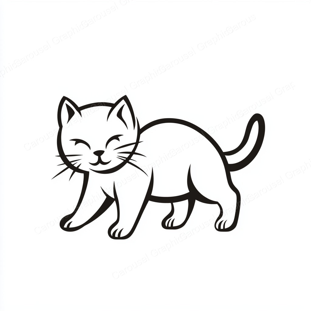 Kitten Vector Graphic preview