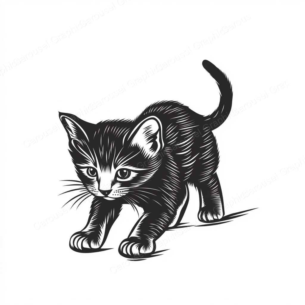 Kitten Vector Graphic preview