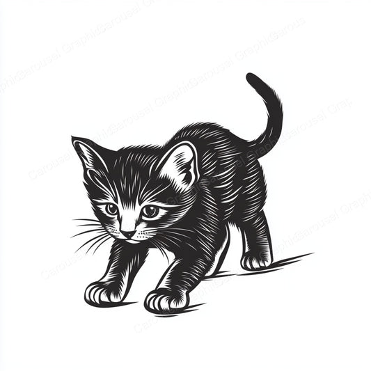 Kitten Vector Graphic preview