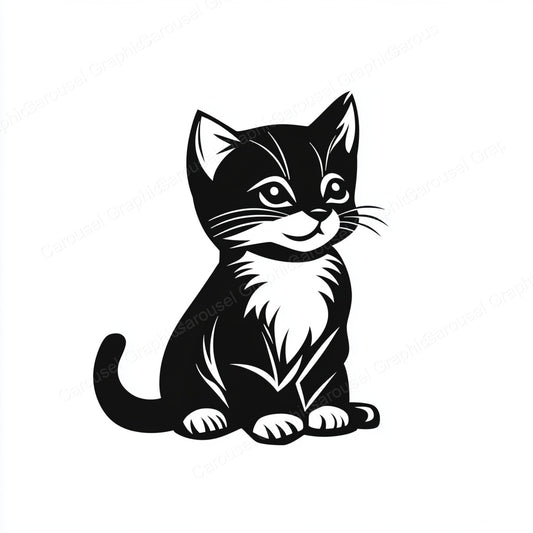 Kitten Vector Graphic preview