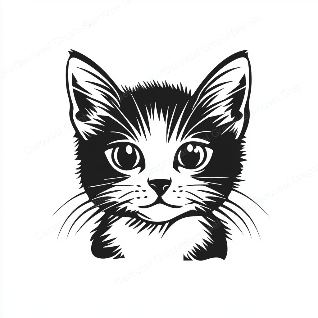 Kitten Vector Graphic preview