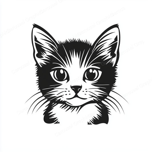 Kitten Vector Graphic preview
