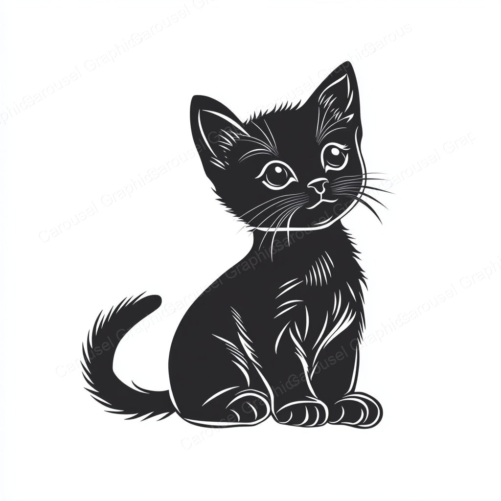 Kitten Vector Graphic preview