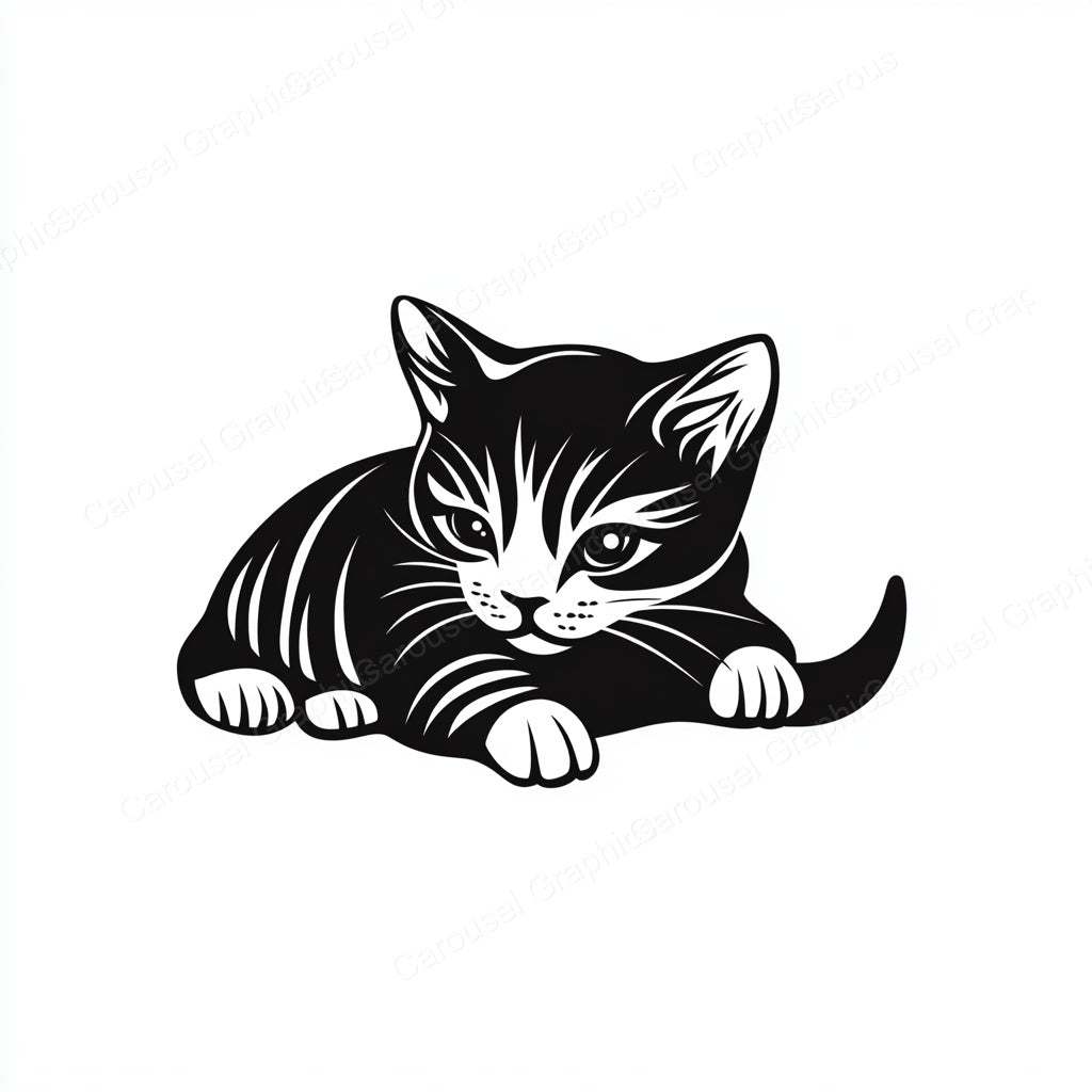 Kitten Vector Graphic preview