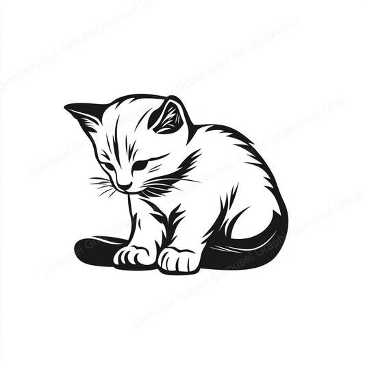 Kitten Vector Graphic preview
