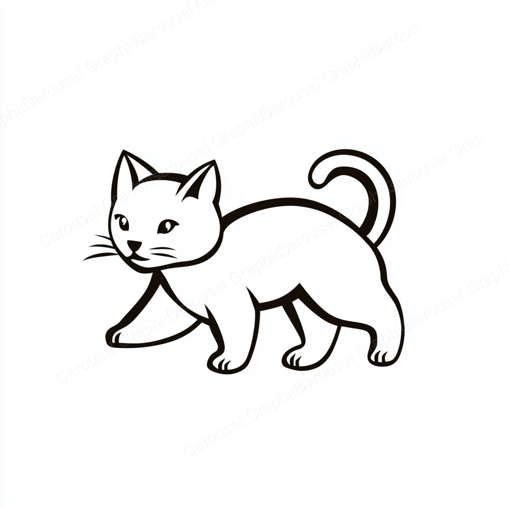 Kitten Vector Graphic preview