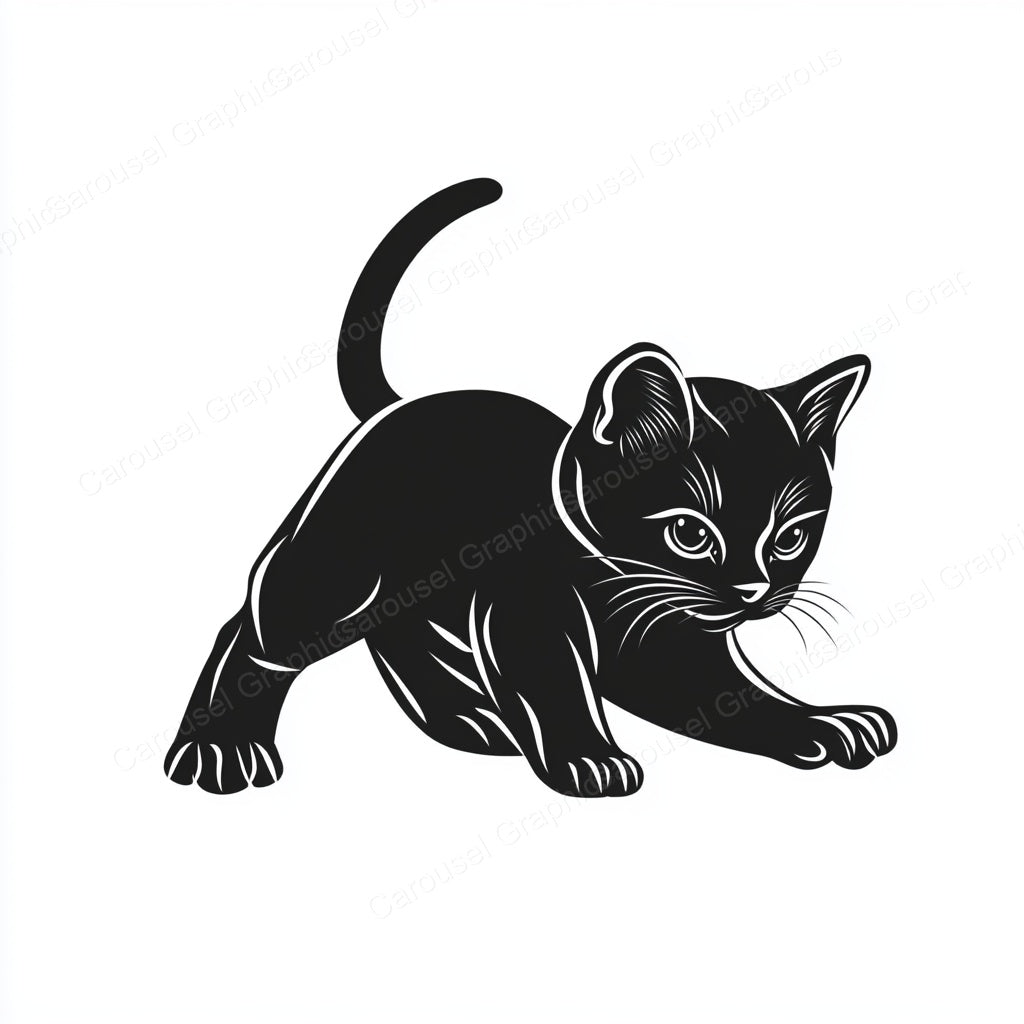 Kitten Vector Graphic preview