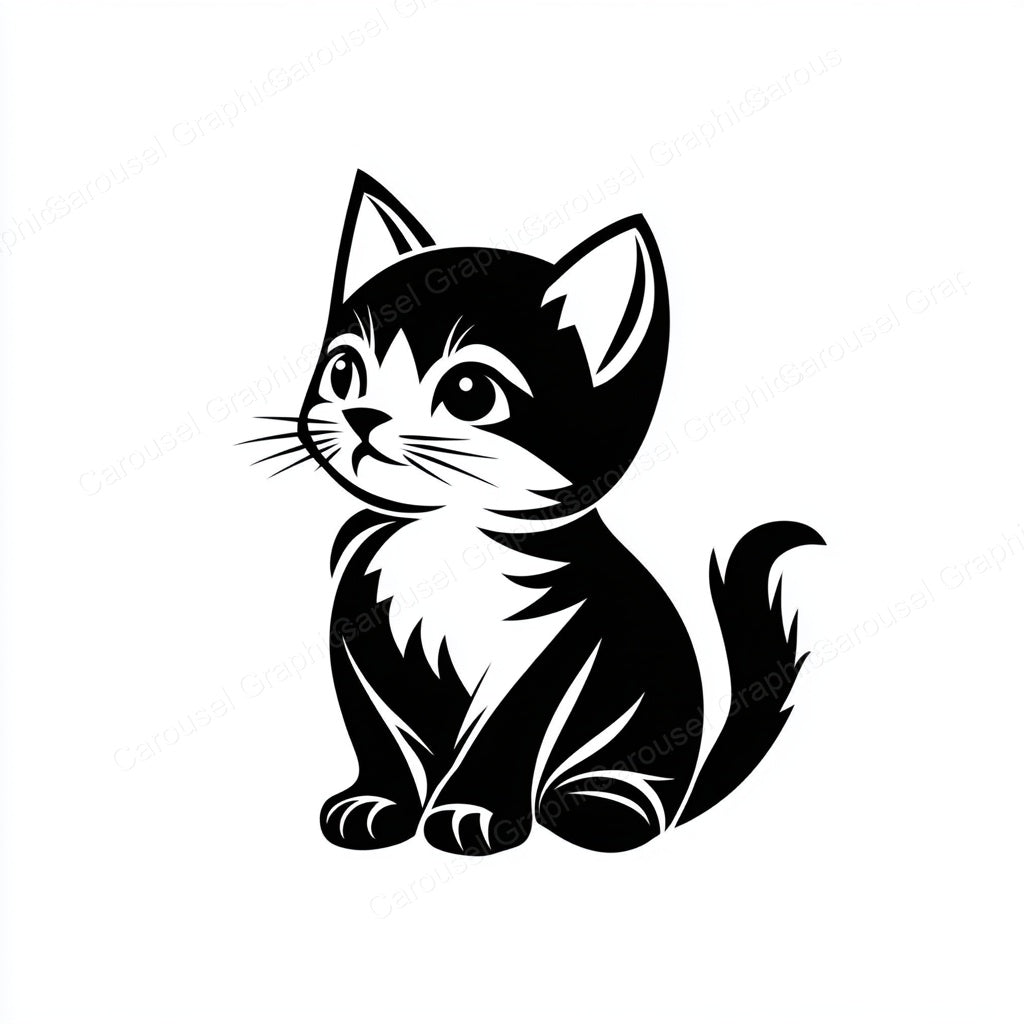 Kitten Vector Graphic preview