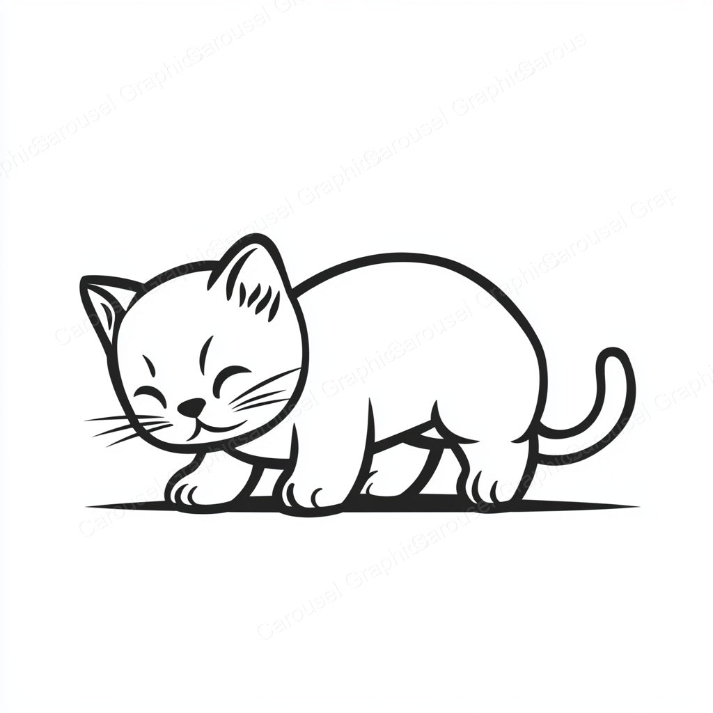 Kitten Vector Graphic preview