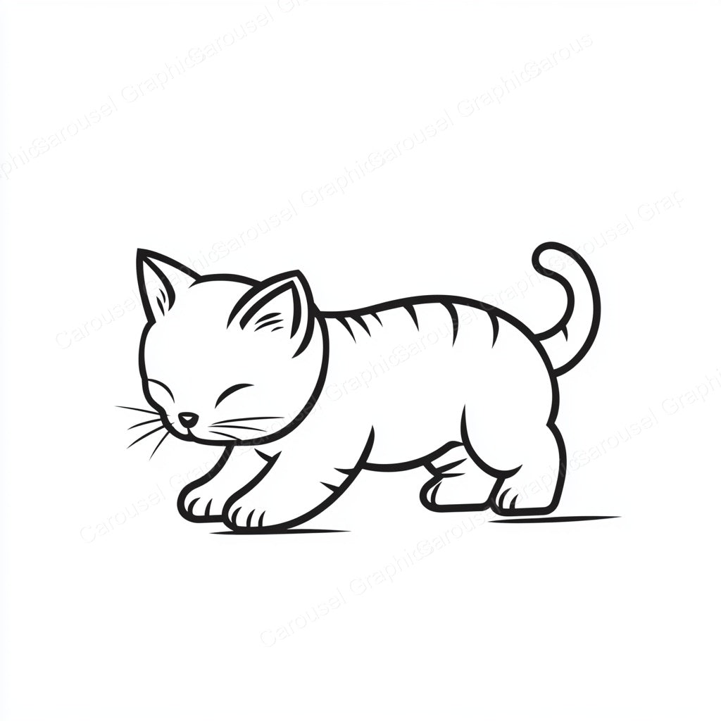 Kitten Vector Graphic preview