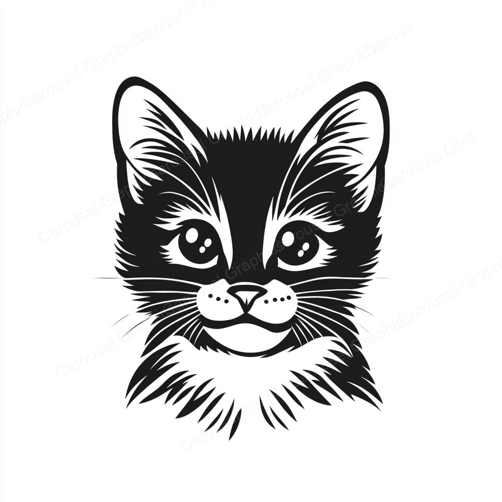 Kitten Vector Graphic preview