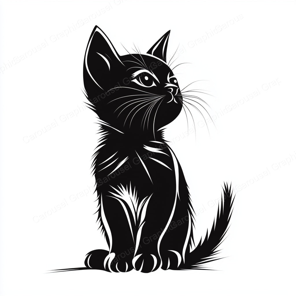 Kitten Vector Graphic preview