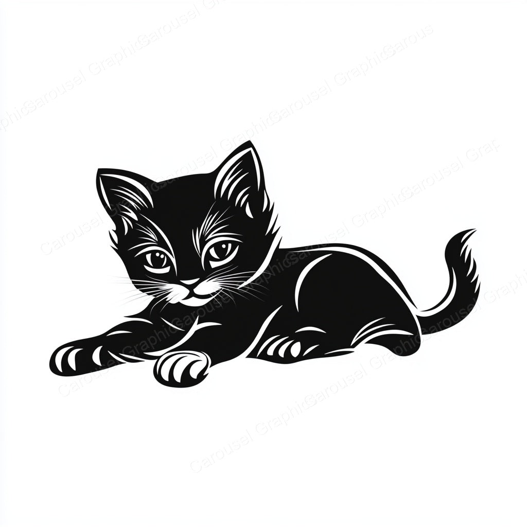 Kitten Vector Graphic preview