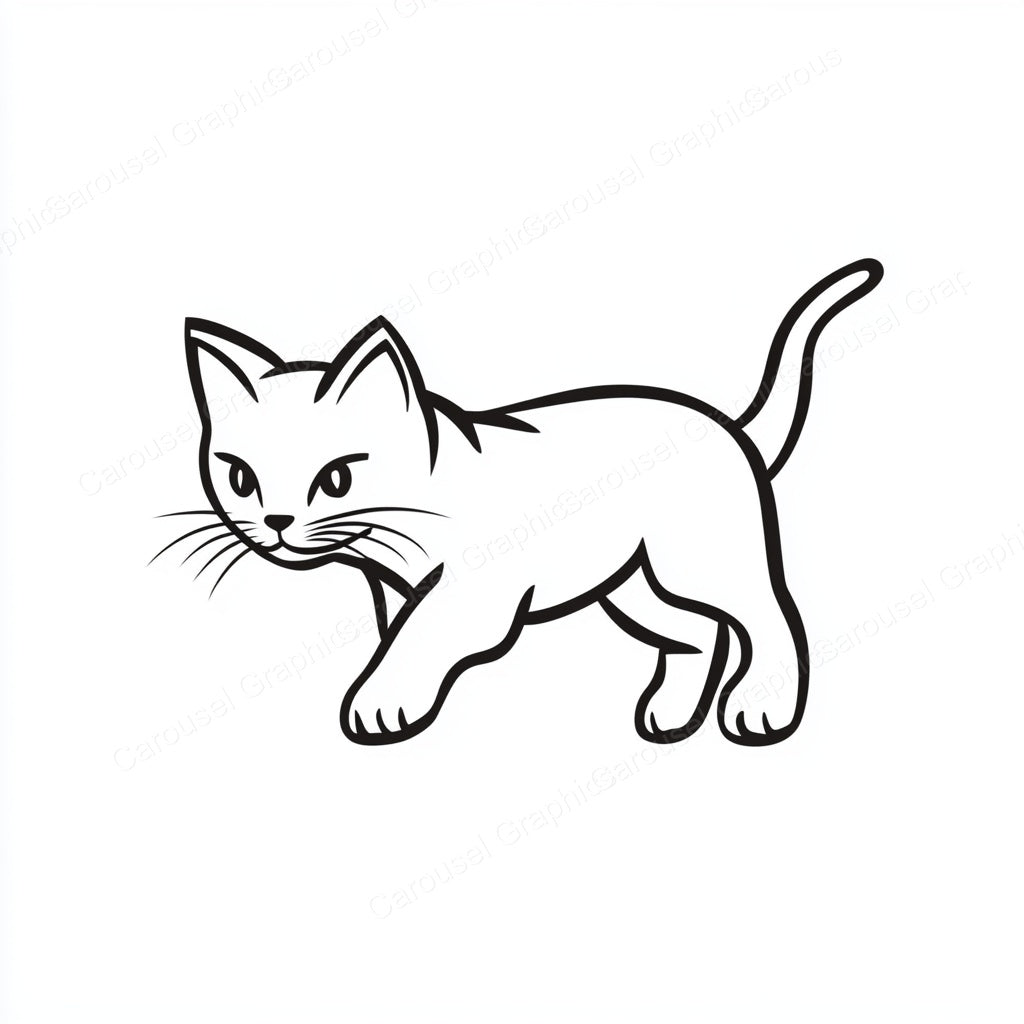 Kitten Vector Graphic preview