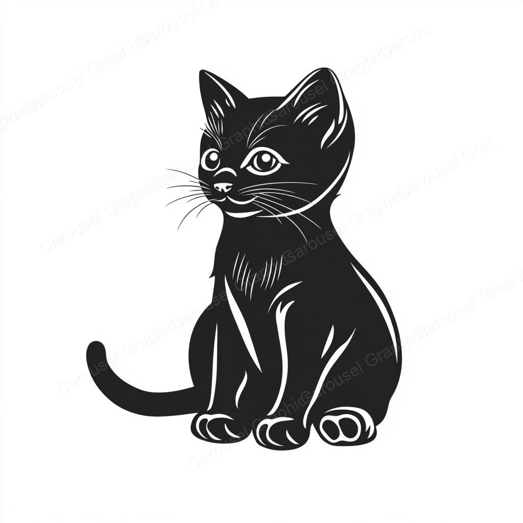 Kitten Vector Graphic preview