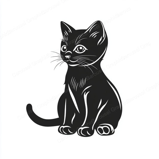 Kitten Vector Graphic preview