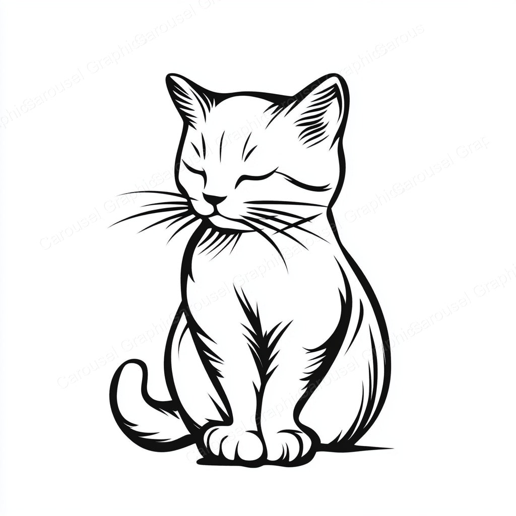 Kitten Vector Graphic preview