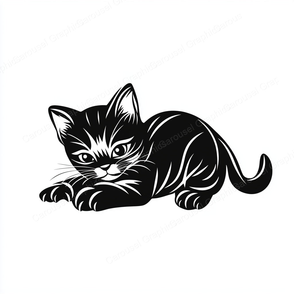 Kitten Vector Graphic preview