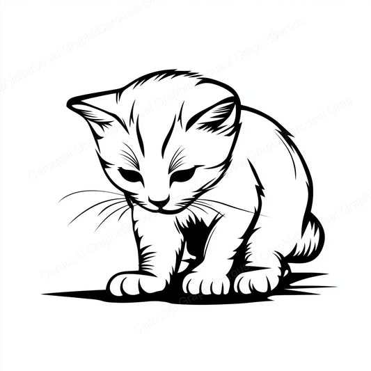 Kitten Vector Graphic preview