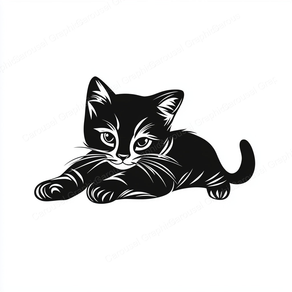 Kitten Vector Graphic preview