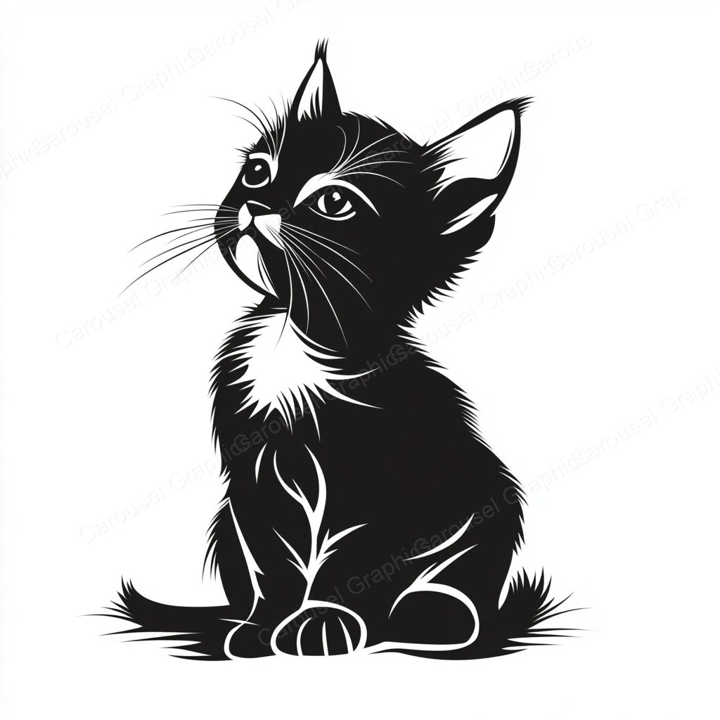 Kitten Vector Graphic preview