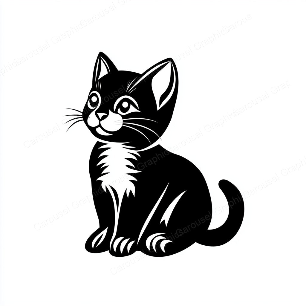 Kitten Vector Graphic preview