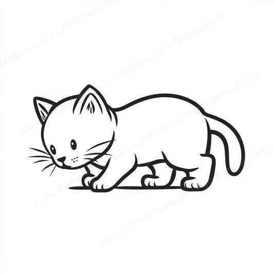 Kitten Vector Graphic preview