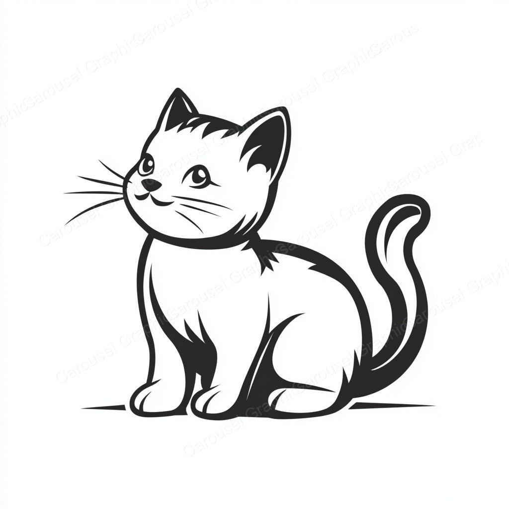 Kitten Vector Graphic preview