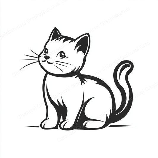 Kitten Vector Graphic preview