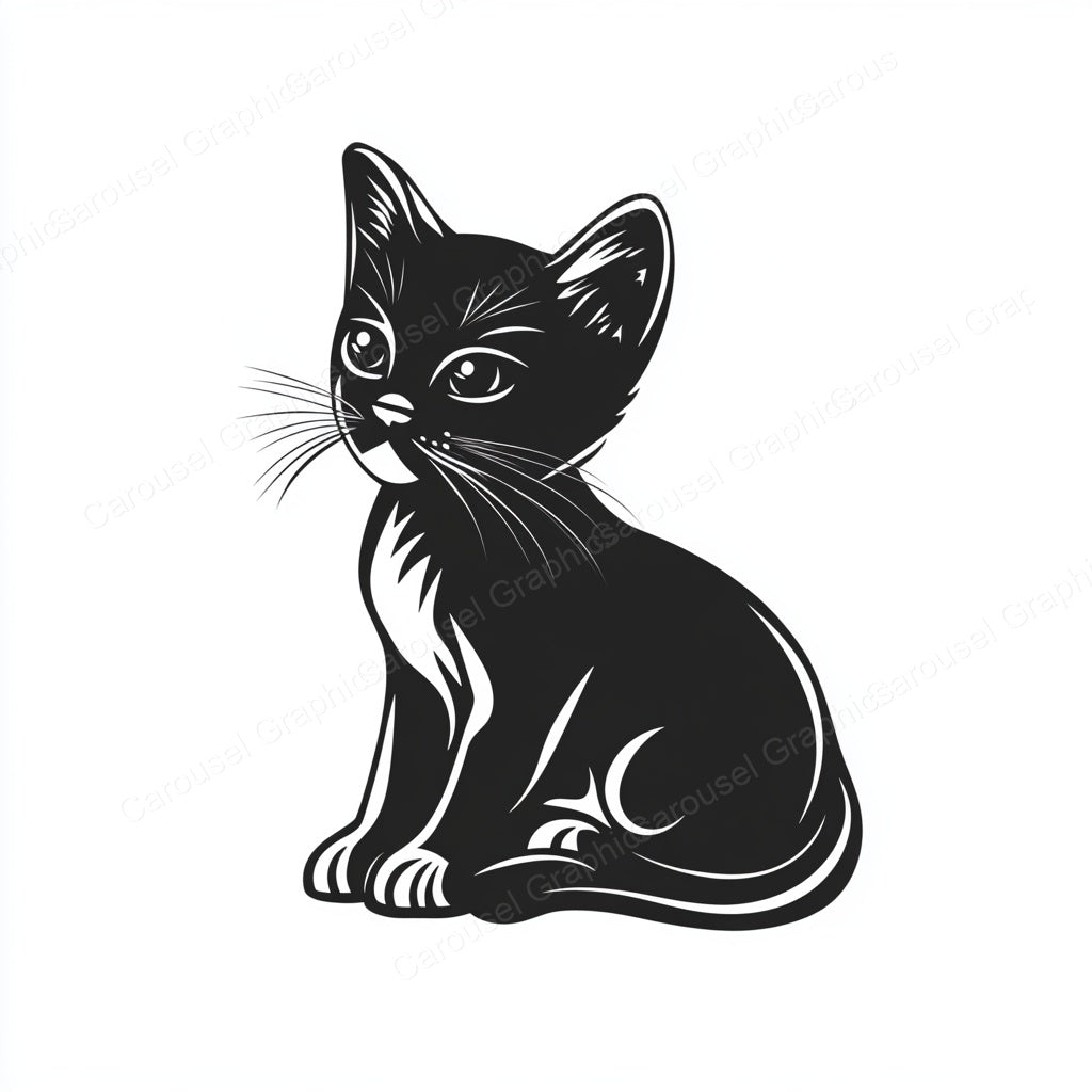 Kitten Vector Graphic preview