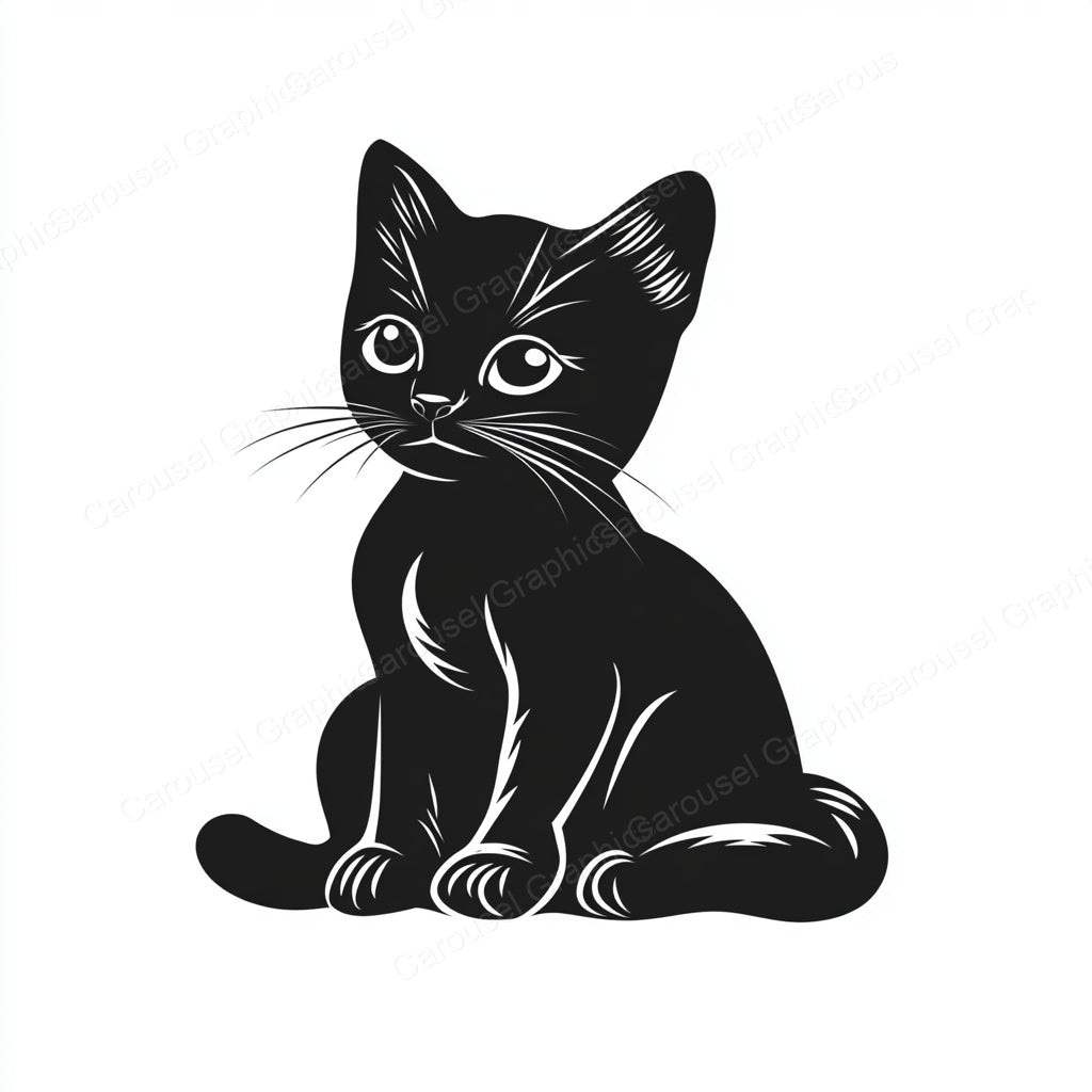 Kitten Vector Graphic preview