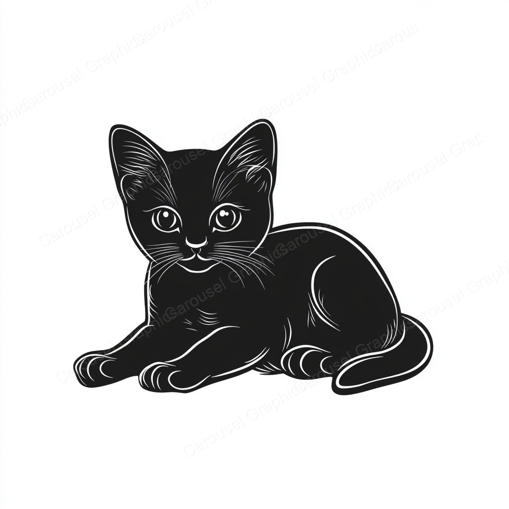 Kitten Vector Graphic preview
