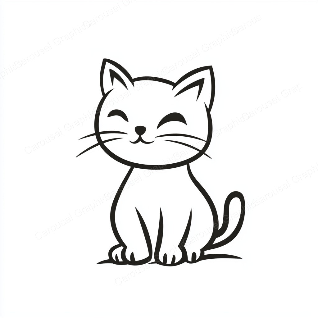 Kitten Vector Graphic preview