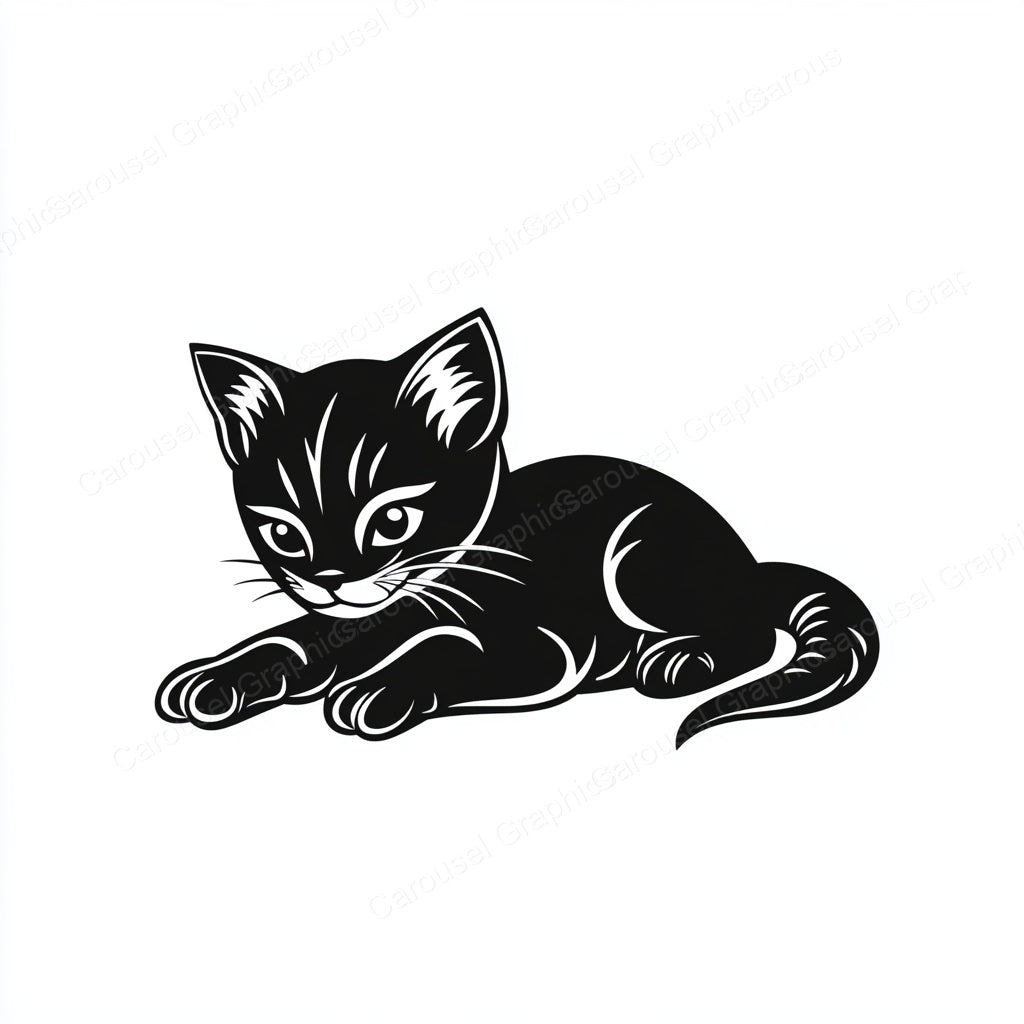 Kitten Vector Graphic preview
